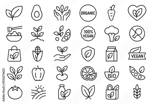 Natural skincare icon set, vegan beauty, herbal oil, cruelty free, organic leaf symbol, floral ingredient, sensitive safe product badge, antioxidant vector illustration.
