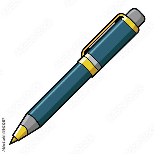 pen vector image on white background