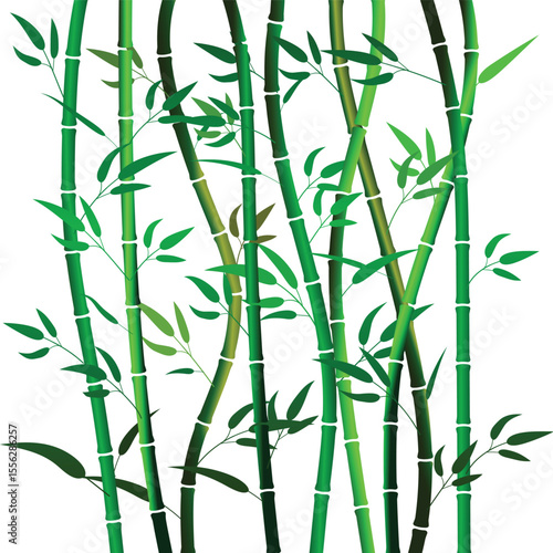 2d bamboo tree