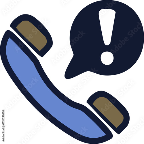 Illustration simple de contact rapide
