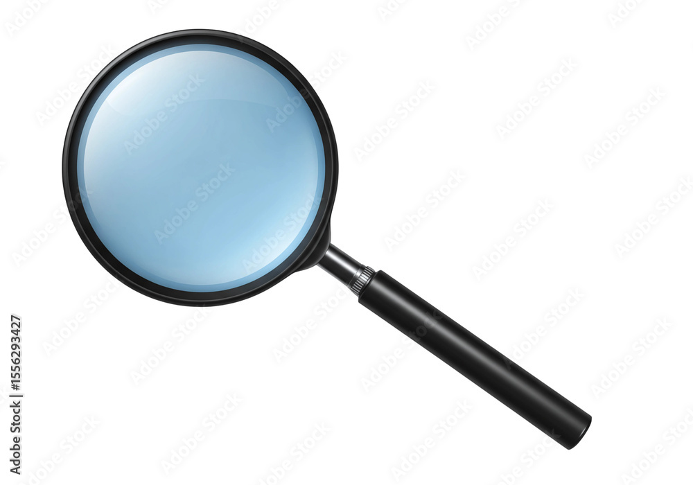 Magnifying glass isolated on a white background Magnifying glass isolated on a white background