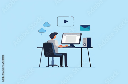 Remote Work Productivity and Efficiency at Home Office