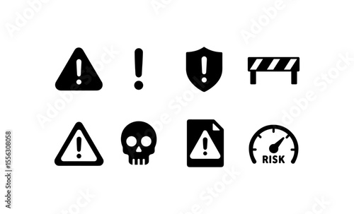 Free Download Essential safety warning icons collection for risk management and hazard alerts - GFXLoad