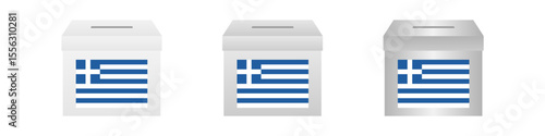 Election in Greece. Election Concept. Vector Illustration.