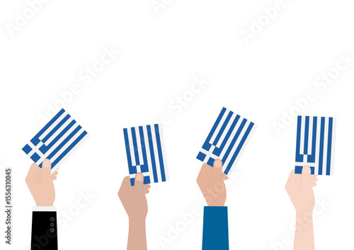 Election in Greece. Election Concept. Vector Illustration.