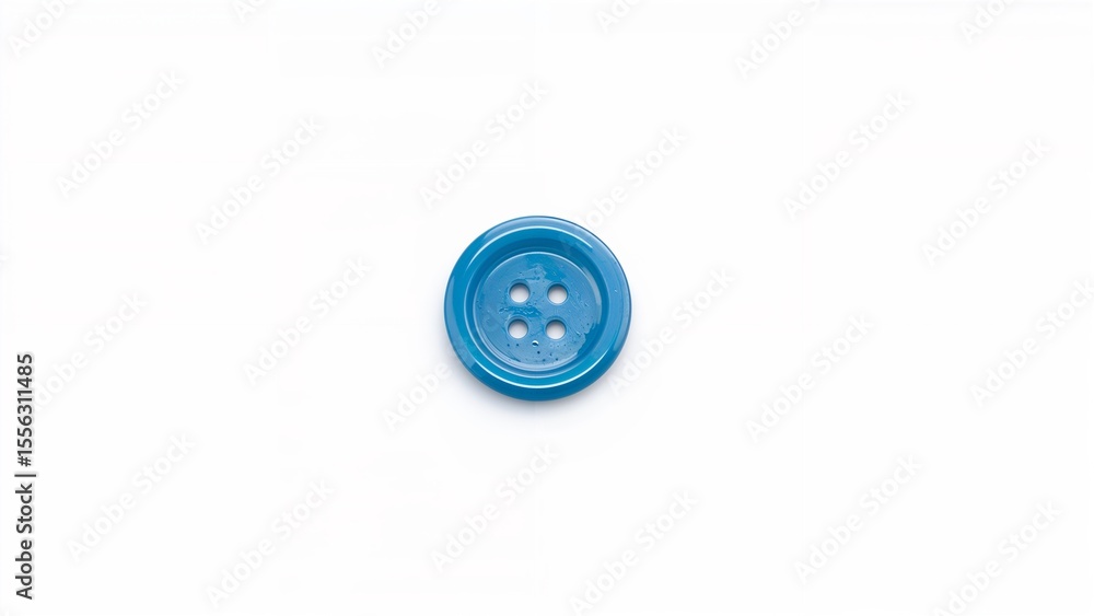 Lucid Realism Blue Button Bead Isolated on White Background – High-Detail Craft Element
Lucid Realism Blue Button Bead Isolated on White Background – High-Detail Craft Element