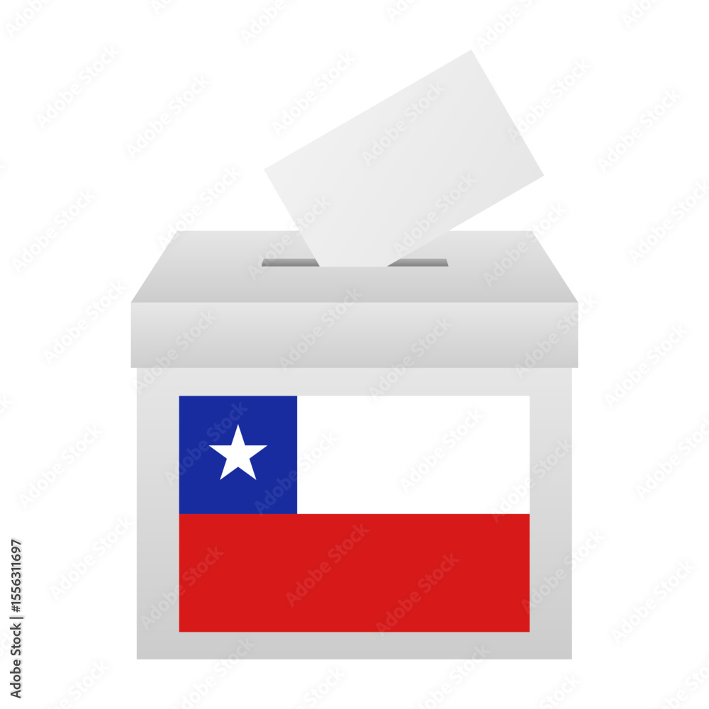 Election in Chile. Election Concept. Vector Illustration. Election in Chile. Election Concept. Vector Illustration.