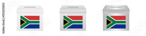 Election in South Africa. Election Concept. Vector Illustration.