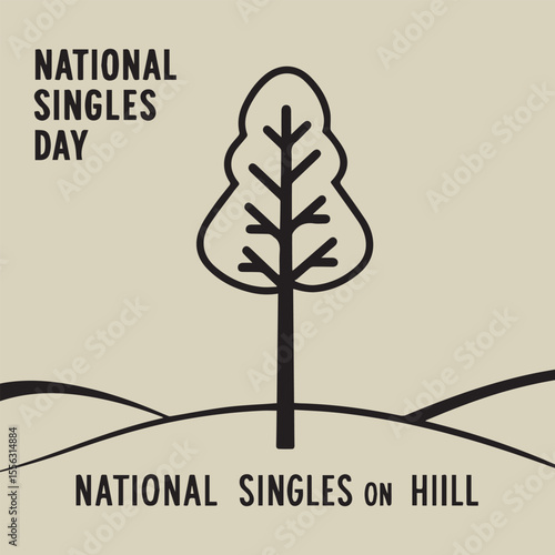 National Singles Day vector collection celebrating independence, self-love, freedom, and individuality with minimalist icons, abstract art, metaphoric illustrations, patterns, and diverse avatars.