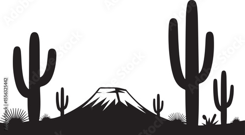 Desert Cactus Under Sunset Silhouette

Minimal Saguaro Cactus Vector Design

Wild West Cactus Scene Silhouette

Potted Cactus Decorative Vector Art

Lonely Cactus in Desert Silhouette