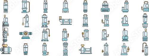 Explore a diverse set of water pumps, showcasing various designs and functionalities for efficient water management