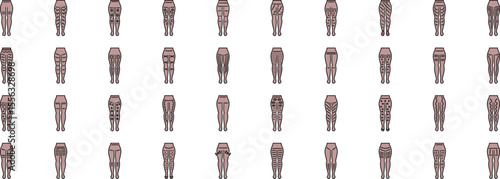 Various kinesiology taping techniques applied to leg muscles, promoting support, pain relief, and improved circulation during physical activity and recovery