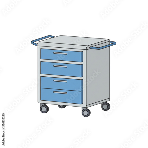 Hospital Medicine Trolley