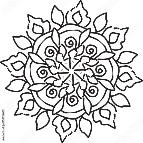 abstract floral ornament