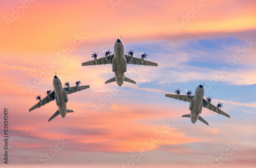 Obraz na płótnie Bundeswehr Airbus A400m