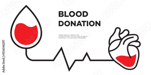 Blood Donation Lifeline, Heart, Health, Hope, Giving, Red, Life, Donate, Save, Blood