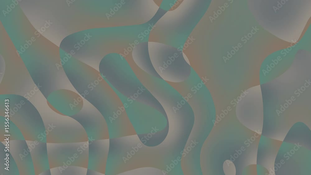 Padrão abstrato com formas orgânicas e gradiente de cor suave