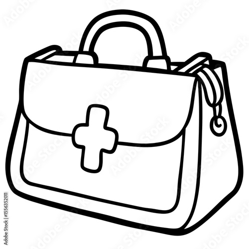 Physician’s Tool Bag Vector