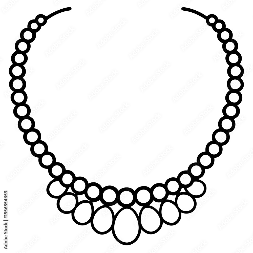 Obraz premium Retro Choker Grace
