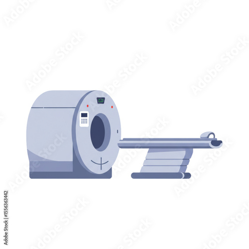 CT Scan Machine Vector