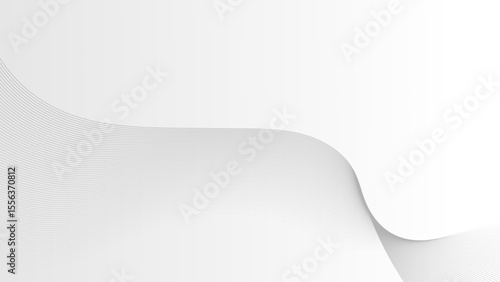 Abstract grey wave lines on transparent background. geometric border pattern. Black and white abstract vector wallpaper.smooth line.wave effect. geometric border pattern. Isolated on white background.