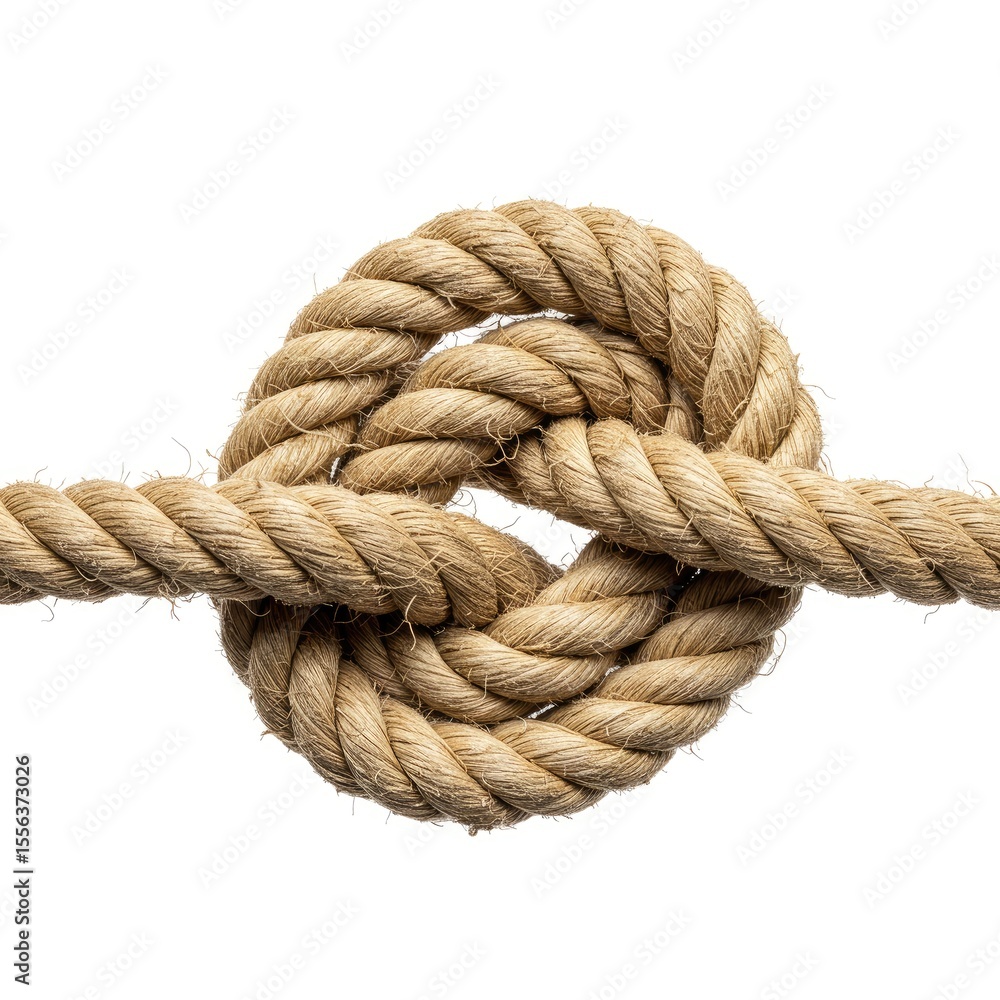 rope on a white background rope on a white background