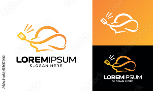 Chef cap logo template