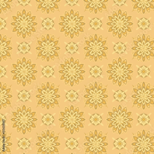 Lovely and Beautiful Spring Flowers Pattern for Fabric, Wallpaper, and More