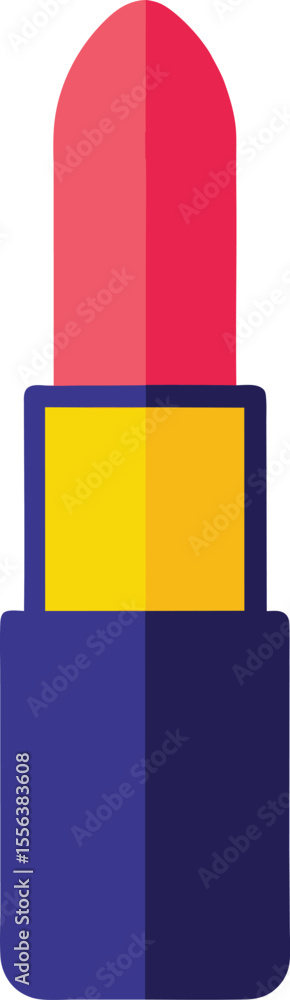 Fototapeta premium Colorful Lipstick Vector Illustration Islolated on White Background