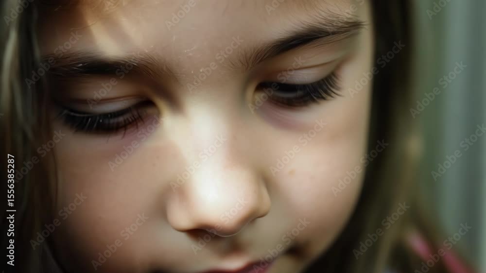Close-up portrait of young woman with closed eyes displaying peaceful serene expression with soft natural lighting highlighting delicate facial features and contemplative mood in intimate setting Close-up portrait of young woman with closed eyes displaying peaceful serene expression with soft natural lighting highlighting delicate facial features and contemplative mood in intimate setting