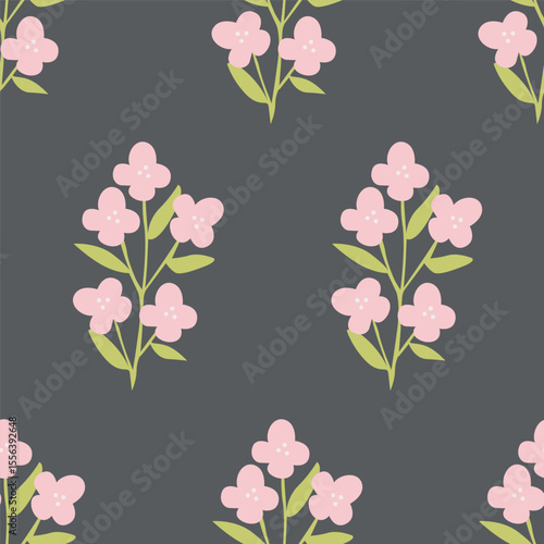 vintage floral seamless pattern. Rich with nostalgia and classic elegance, this pattern evokes the charm of a bygone era for print and textile