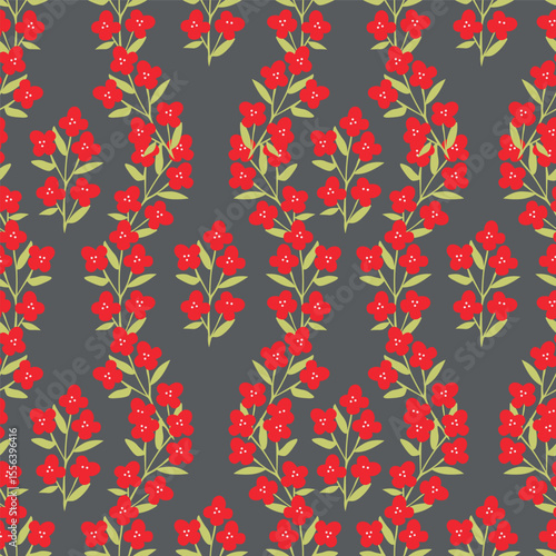 vintage floral seamless pattern. Rich with nostalgia and classic elegance, this pattern evokes the charm of a bygone era for print and textile