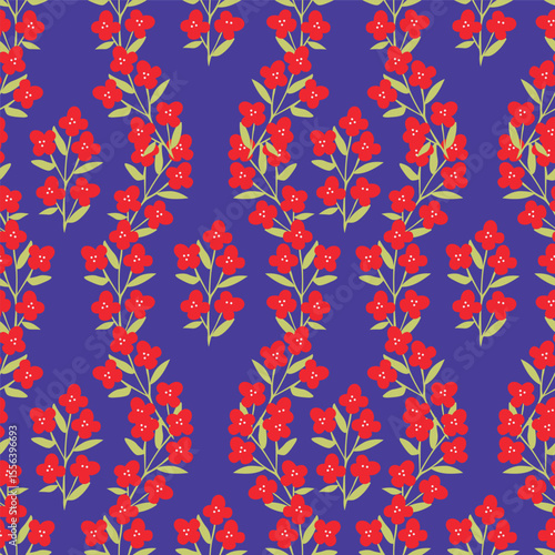 vintage floral seamless pattern. Rich with nostalgia and classic elegance, this pattern evokes the charm of a bygone era for print and textile