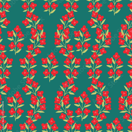 vintage floral seamless pattern. Rich with nostalgia and classic elegance, this pattern evokes the charm of a bygone era for print and textile