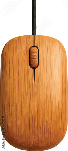 Eco-Friendly Wooden USB Mouse