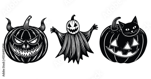 Traditional Russian matryoshka dolls vector illustration in folk art style.

