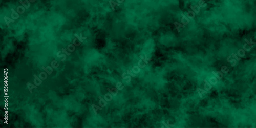 Abstract grunge background. abstract green background with particles. green dark cloud texture background 