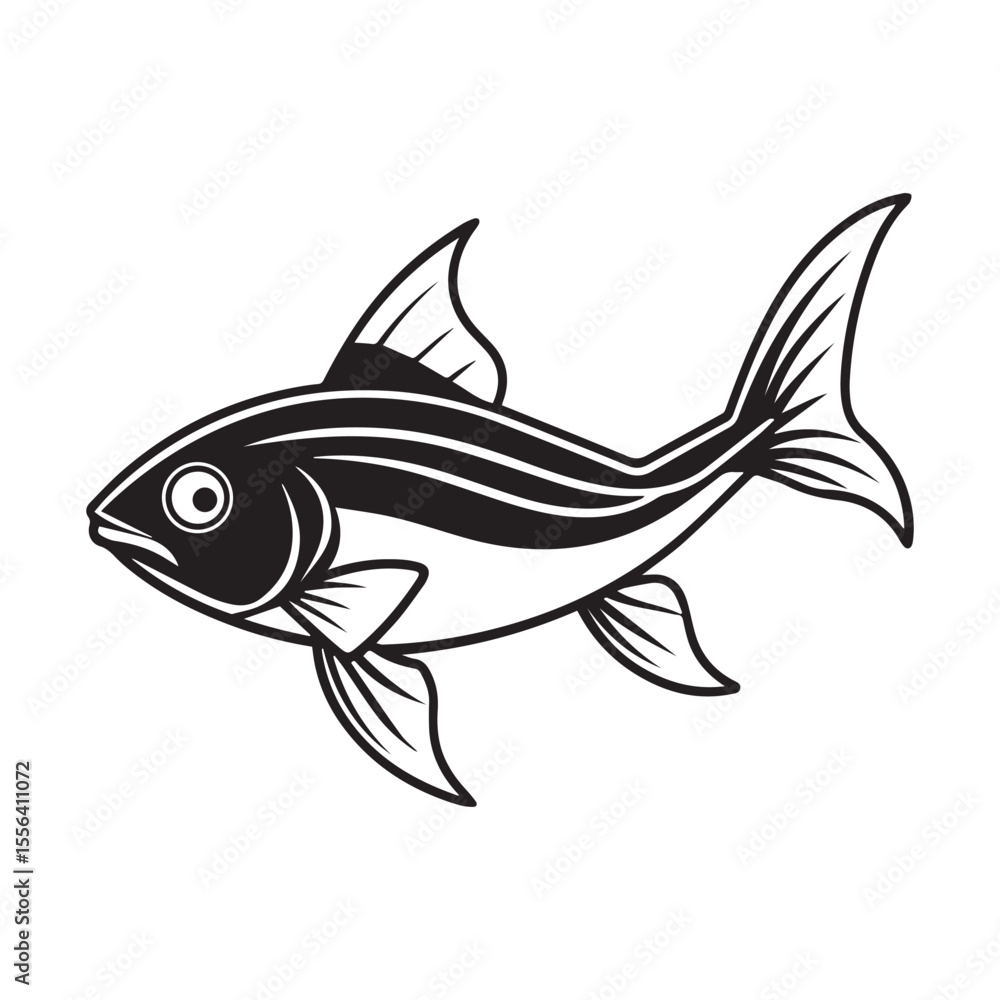 Fototapeta premium catfish vector illustration