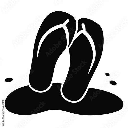 flip flops vector illustration