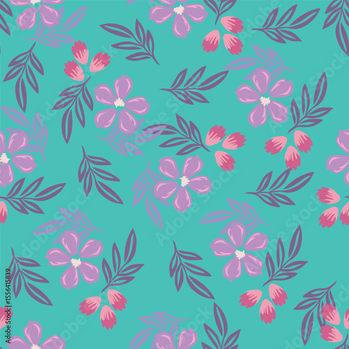vintage floral seamless pattern. Rich with nostalgia and classic elegance, this pattern evokes the charm of a bygone era for print and textile