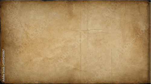 A textured, grunge background featuring an old, vintage brown parchment page with an antique, stained, and worn pattern