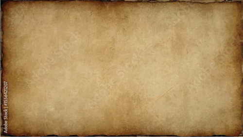 Aged, brown, vintage paper texture with a grunge, stained, and worn parchment look perfect for antique designs