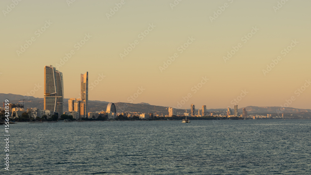 Limassol city how it looks from pier Limassol city how it looks from pier
