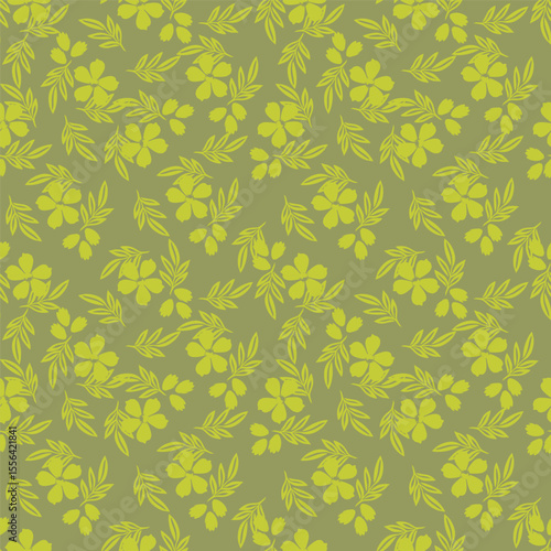 vintage floral seamless pattern. Rich with nostalgia and classic elegance, this pattern evokes the charm of a bygone era for print and textile