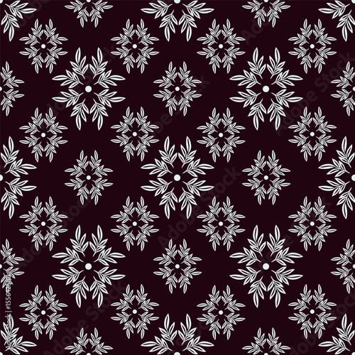 vintage floral seamless pattern. Rich with nostalgia and classic elegance, this pattern evokes the charm of a bygone era for print and textile