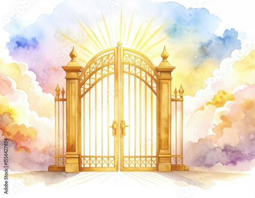 Heavenly golden gates