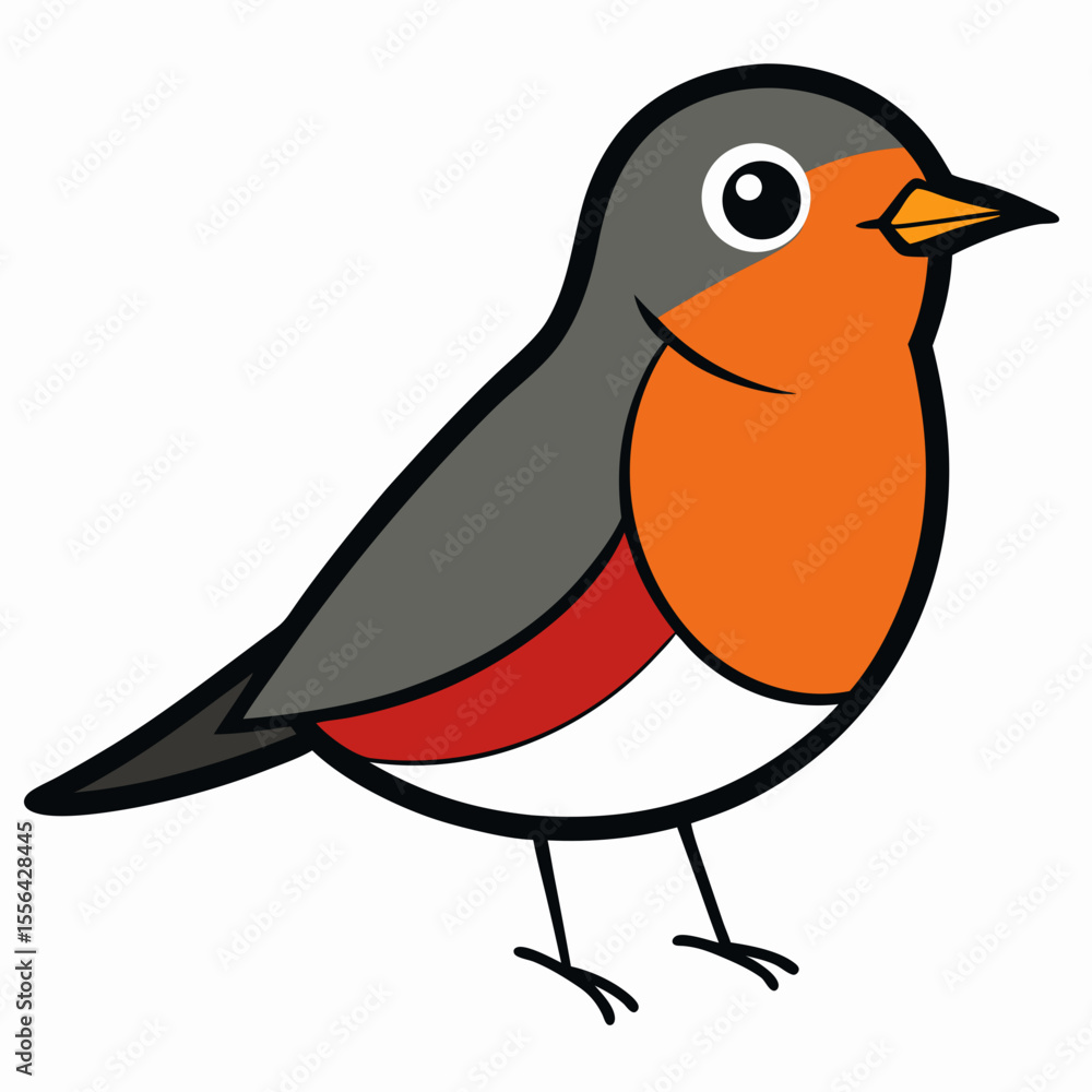 Fototapeta premium vector illustration of a bird