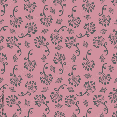 vintage floral seamless pattern. Rich with nostalgia and classic elegance, this pattern evokes the charm of a bygone era for print and textile