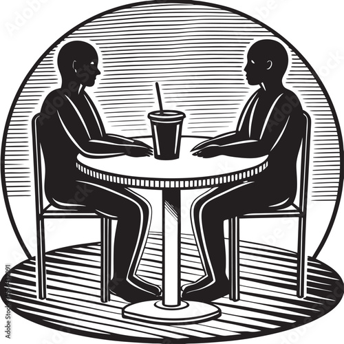 100% Pure: Close-up of a minimalist black and white logo design, clean and modern aesthetic, conveying purity and authenticity.