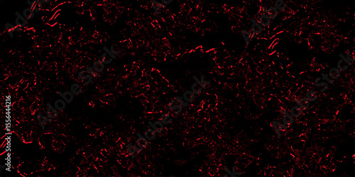 Dirty rustic fire red texture. Lava flows on the earth background. Seamless pattern red background marble wall texture for design. Modern moody design for posters, digital art, album covers, packaging